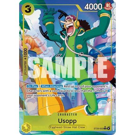 Usopp (Full Art) (ST29-002) - Starter Deck 29: Egghead Foil