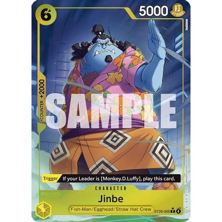 Jinbe (Full Art) (ST29-005) - Starter Deck 29: Egghead Foil