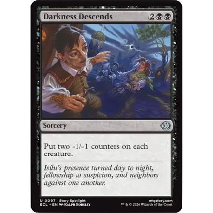 Darkness Descends (ECL-097) - Lorwyn Eclipsed Foil