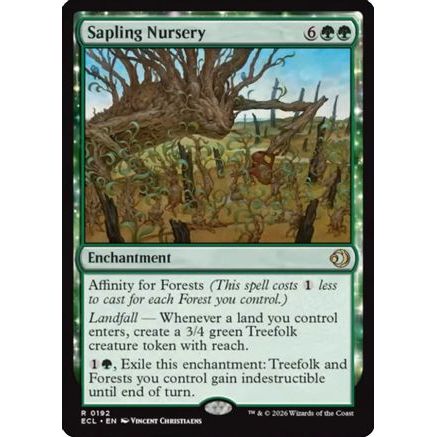 Sapling Nursery (ECL-192) - Lorwyn Eclipsed Foil