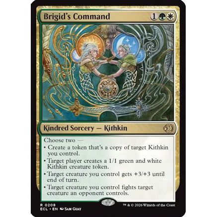Brigid's Command (ECL-208) - Lorwyn Eclipsed Foil