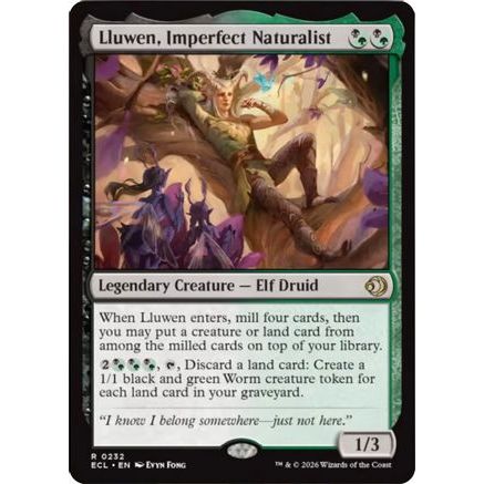 Lluwen, Imperfect Naturalist (ECL-232) - Lorwyn Eclipsed Foil