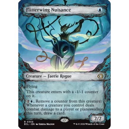Flitterwing Nuisance (Showcase) (ECL-304) - Lorwyn Eclipsed Foil