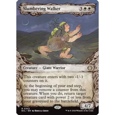 Slumbering Walker (Showcase) (ECL-302) - Lorwyn Eclipsed