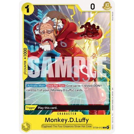 Monkey.D.Luffy (012) (ST29-012) - Starter Deck 29: Egghead