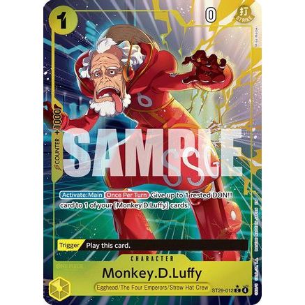 Monkey.D.Luffy (012) (Full Art) (ST29-012) - Starter Deck 29: Egghead Foil