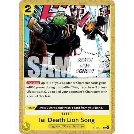 Iai Death Lion Song (ST29-017) - Starter Deck 29: Egghead