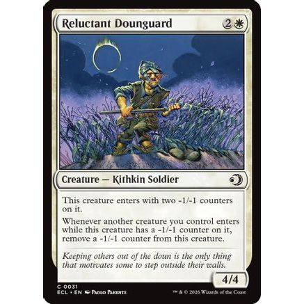 Reluctant Dounguard (ECL-031) - Lorwyn Eclipsed Foil
