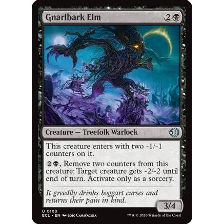 Gnarlbark Elm (ECL-103) - Lorwyn Eclipsed