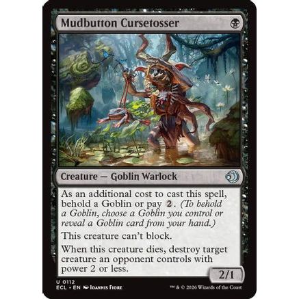 Mudbutton Cursetosser (ECL-112) - Lorwyn Eclipsed Foil