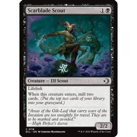 Scarblade Scout (ECL-118) - Lorwyn Eclipsed