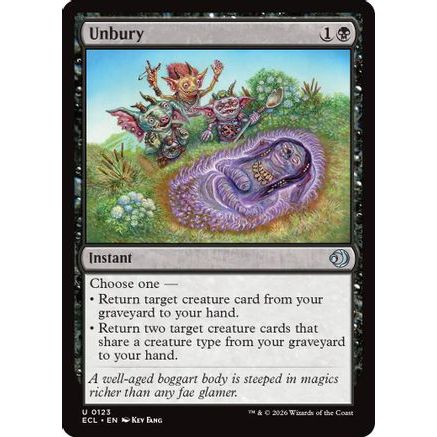 Unbury (ECL-123) - Lorwyn Eclipsed Foil