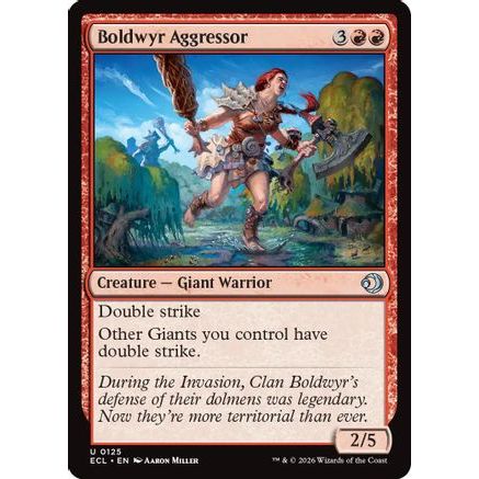 Boldwyr Aggressor (ECL-125) - Lorwyn Eclipsed Foil