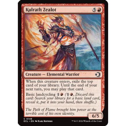 Kulrath Zealot (ECL-148) - Lorwyn Eclipsed Foil