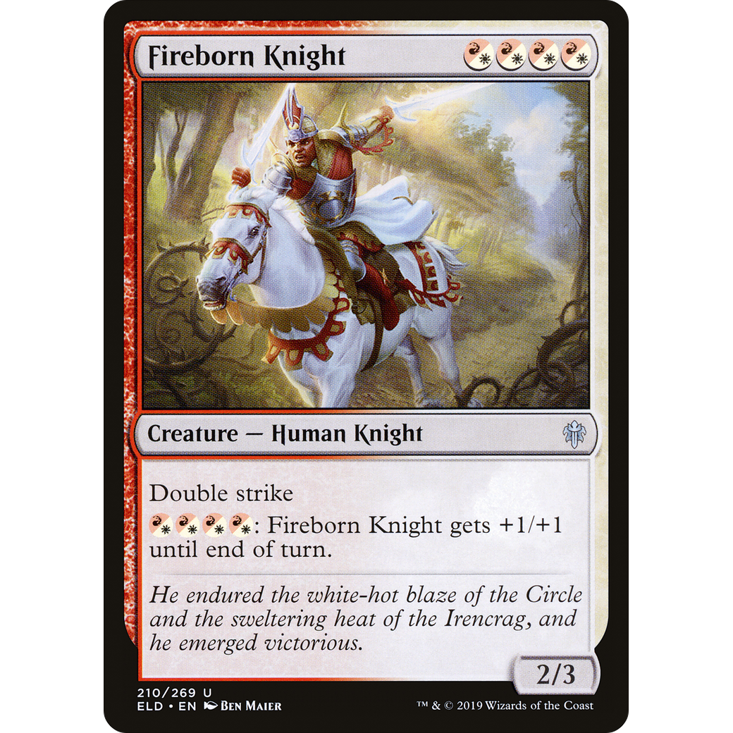 Fireborn Knight (ELD-210) - Throne of Eldraine
