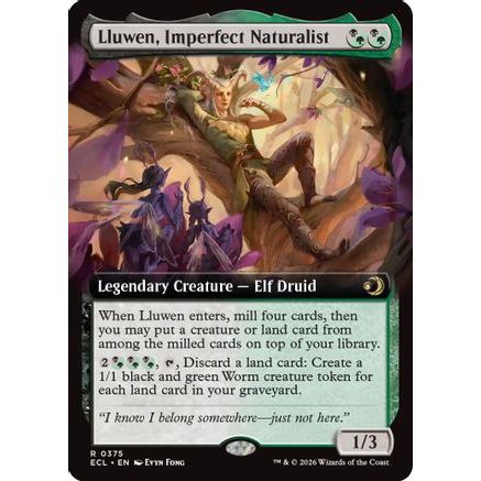 Lluwen, Imperfect Naturalist (Extended Art) (ECL-375) - Lorwyn Eclipsed