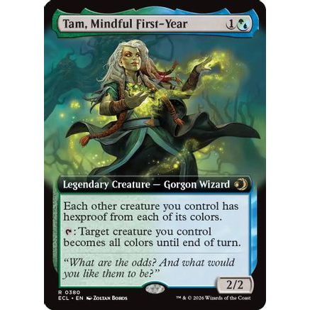 Tam, Mindful First-Year (Extended Art) (ECL-380) - Lorwyn Eclipsed Foil