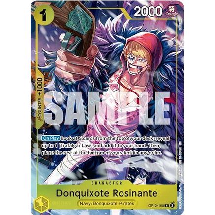 Donquixote Rosinante (Illustration Box Vol.6) (OP12-108) - One Piece Promotion Cards Foil