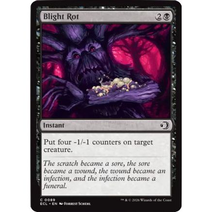 Blight Rot (ECL-089) - Lorwyn Eclipsed