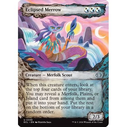 Eclipsed Merrow (Showcase) (ECL-339) - Lorwyn Eclipsed Foil
