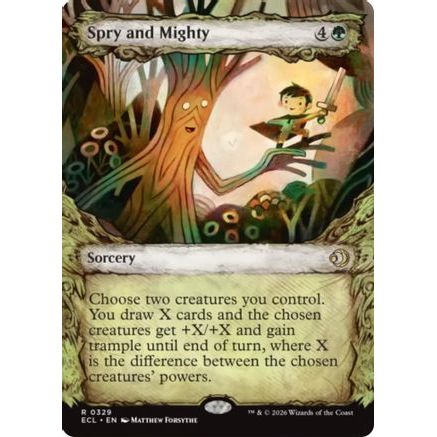 Spry and Mighty (Showcase) (ECL-329) - Lorwyn Eclipsed