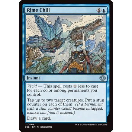 Rime Chill (ECL-064) - Lorwyn Eclipsed Foil