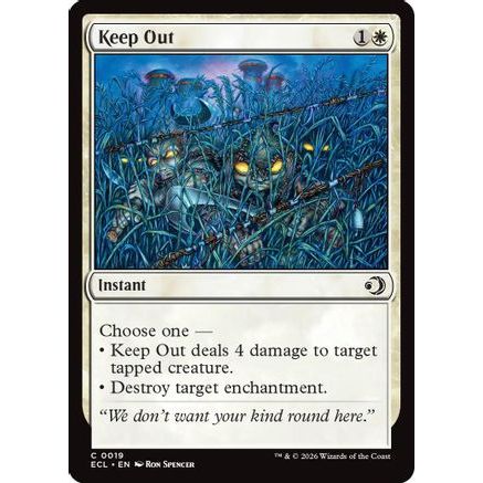 Keep Out (ECL-019) - Lorwyn Eclipsed Foil