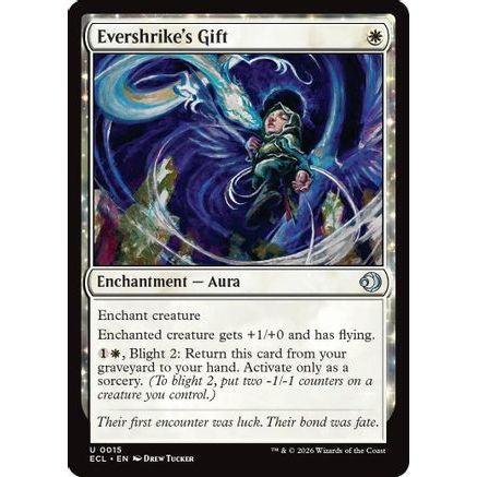 Evershrike's Gift (ECL-015) - Lorwyn Eclipsed Foil