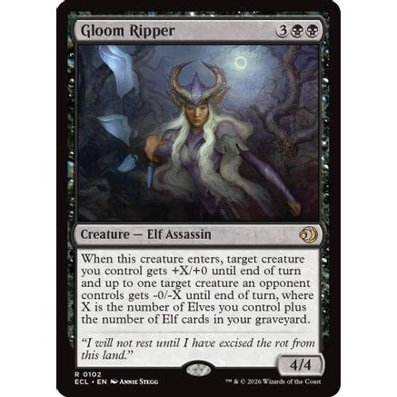 Gloom Ripper (ECL-102) - Lorwyn Eclipsed Foil
