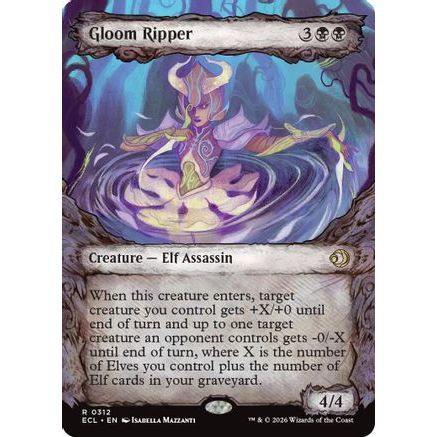 Gloom Ripper (Showcase) (ECL-312) - Lorwyn Eclipsed Foil
