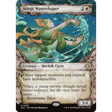 Adept Watershaper (Showcase) (ECL-297) - Lorwyn Eclipsed Foil