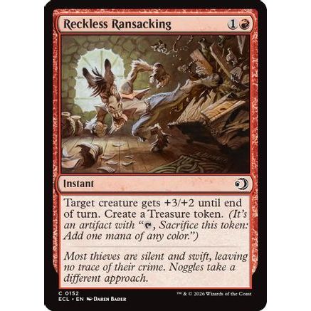 Reckless Ransacking (ECL-152) - Lorwyn Eclipsed Foil