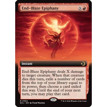 End-Blaze Epiphany (Extended Art) (ECL-364) - Lorwyn Eclipsed Foil