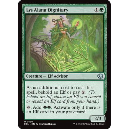 Lys Alana Dignitary (ECL-180) - Lorwyn Eclipsed Foil