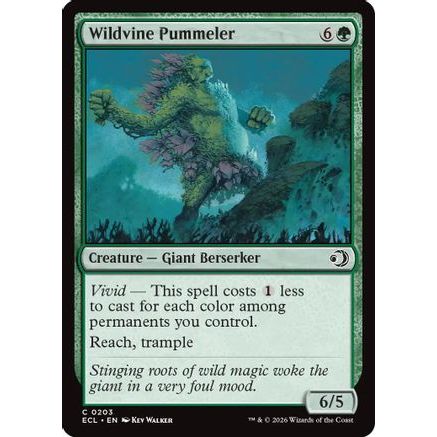 Wildvine Pummeler (ECL-203) - Lorwyn Eclipsed Foil