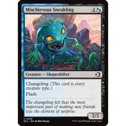 Mischievous Sneakling (ECL-235) - Lorwyn Eclipsed Foil