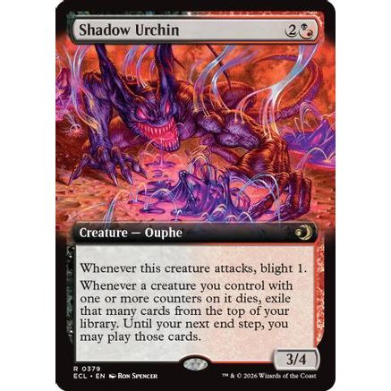 Shadow Urchin (Extended Art) (ECL-379) - Lorwyn Eclipsed