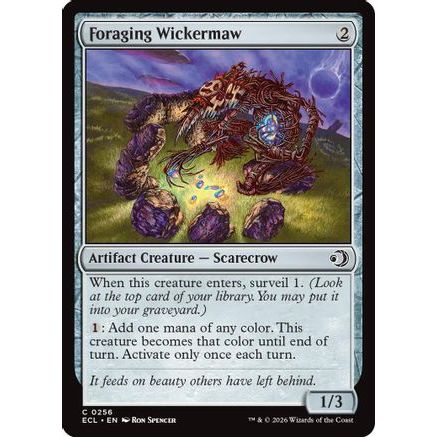 Foraging Wickermaw (ECL-256) - Lorwyn Eclipsed