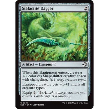 Stalactite Dagger (ECL-261) - Lorwyn Eclipsed
