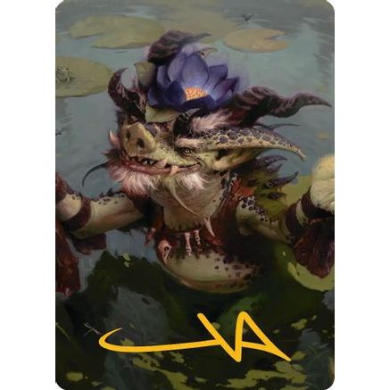 Ignoble Hierarch Art Card (Gold-Stamped Signature) (ASECL-050) - Art Series: Lorwyn Eclipsed