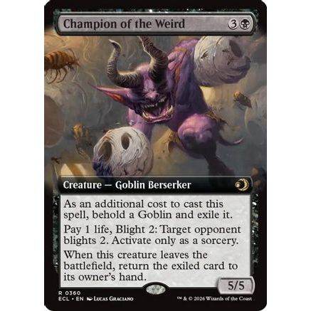 Champion of the Weird (Extended Art) (ECL-360) - Lorwyn Eclipsed