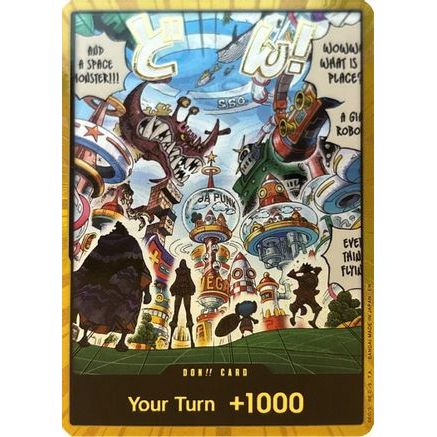 DON!! Card (Egghead) (Gold) - The Azure Sea's Seven Foil