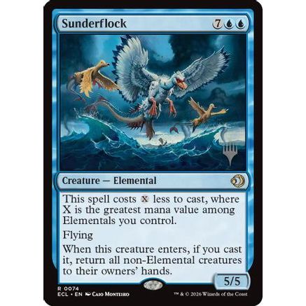 Sunderflock (PPECL-074) - Promo Pack: Lorwyn Eclipsed Foil