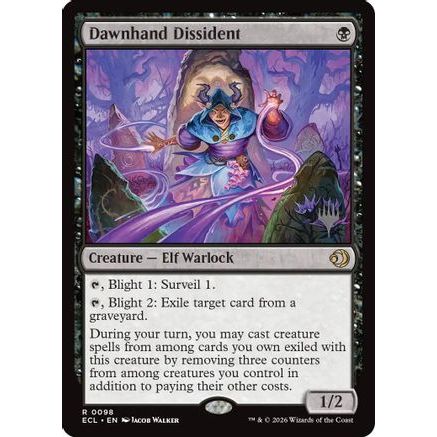 Dawnhand Dissident (PPECL-098) - Promo Pack: Lorwyn Eclipsed Foil