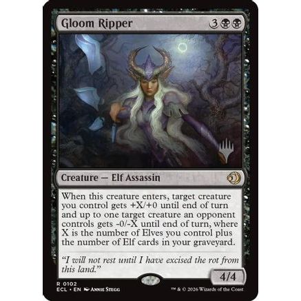 Gloom Ripper (PPECL-102) - Promo Pack: Lorwyn Eclipsed