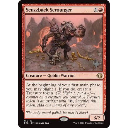 Scuzzback Scrounger (PPECL-153) - Promo Pack: Lorwyn Eclipsed