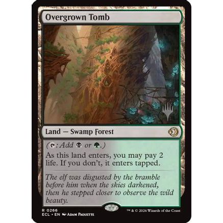 Overgrown Tomb (PPECL-266) - Promo Pack: Lorwyn Eclipsed