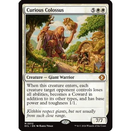 Curious Colossus (PPECL-012) - Promo Pack: Lorwyn Eclipsed