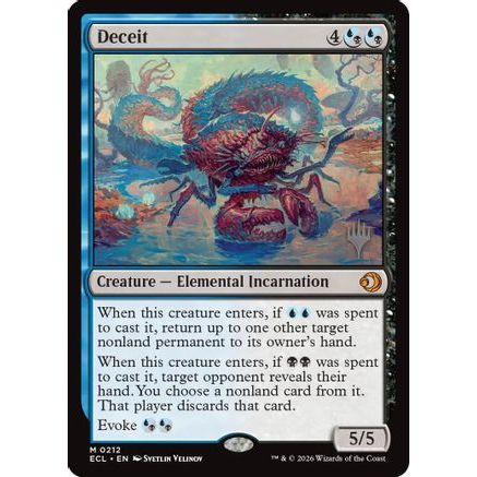 Deceit (PPECL-212) - Promo Pack: Lorwyn Eclipsed Foil