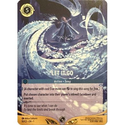 Let It Go (Disney Lorcana Challenge) (10) - Disney Lorcana Promo Cards